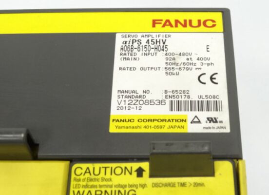 Módulo amplificador de eixo Fanuc A06B-6151-H045 Alpha i AiSP-45HV