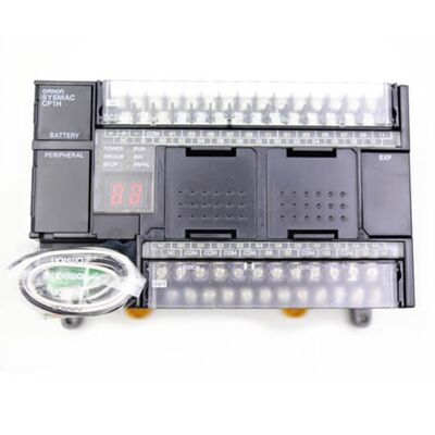 Omron CP1H-XA40DT1-D Unidade de CPU PLC com 40 I/O I/O analógico e 24 V de energia CC para automação industrial