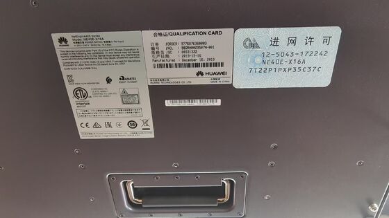 Roteador Huawei NE40E-X16A, CR5DMPUX8670 CR5DMPUX8673 CR5DSFUIU07B, capacidade de comutação de 12,58 Tbps