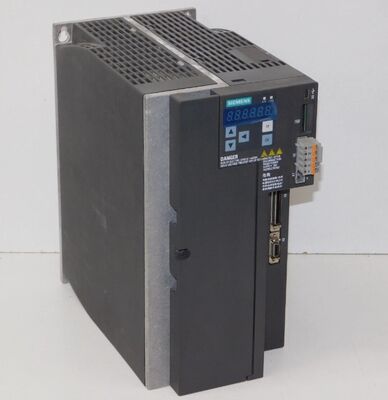 Siemens 6SL3210-5FE13-5UA0 SINAMICS V90 Servo Drive com Potência de 3,5 kW, Entrada de 380-480 V AC e Proteção IP20