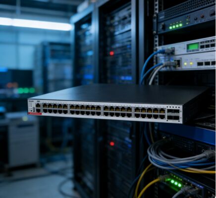 RG-S5310-48GT4XS-P-E Switch PoE+ Camada 3, 48x1000M RJ45, 4x10G SFP+, Orçamento PoE de 1570W, Fonte de Alimentação Dupla Redundante