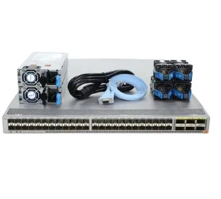 Cisco Nexus 9300 Switch N9K-C9372TX-E com 48x10G Base-T, 6x40G QSFP+ Portos e 1.44Tbps