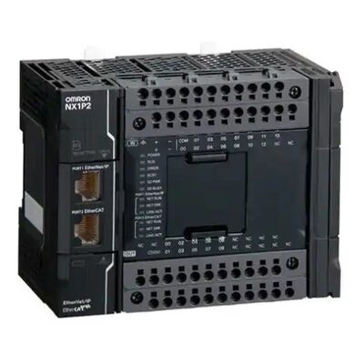 Controlador de movimento de 4 eixos de E/S do módulo 24 da CPU do PLC Omron NX1P2-9024DT1
