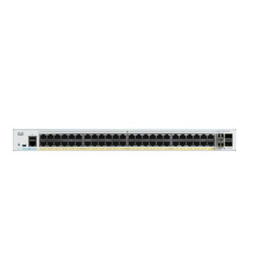 C1000-48P-4X-L Gigabit gerenciado PoE + Switch, 48 × 1G PoE portas 4 × 10G SFP + Uplinks, 370W PoE orçamento para empresa e PME