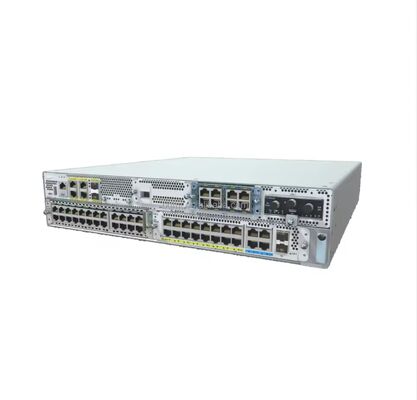 C8300-2N2S-6T Enterprise Edge Router, portas RJ45 Gigabit 6×1G, slots modulares 2NIM+2SM, potência dupla redundante, SD-WAN pronto