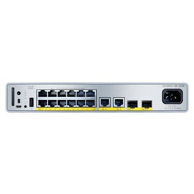 Cisco C9200CX-12T-2X2G-E Catalyst 9200CX Compact 12-Port Gigabit Switch, 2x10G SFP+ Uplinks, Network Essentials