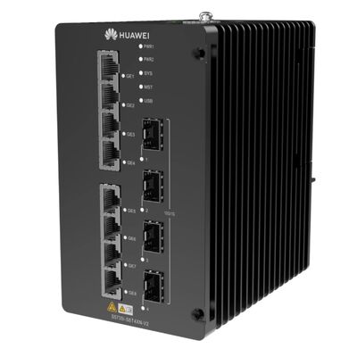 Huawei CloudEngine S5735I-S8T4XN-V2 Industrial Layer 3 Switch∙ 8×GE RJ45 + 4×10GE SFP+ DIN-Rail Managed Ethernet Switch