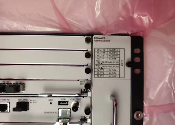Huawei OptiXtrans E6616 Plataforma de Transmissão Óptica Inteligente com Cartões TMB2TPS TMB3SL41009 TMB4EFS801