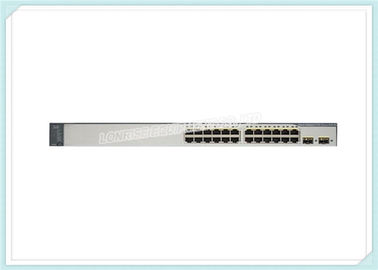 Base do IP da camada 3 - 24 x 10/100 do interruptor WS-C3750V2-24TS-S do catalizador de Cisco das portas ethernet -