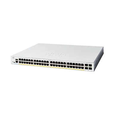 Cisco C1200-48P-4X 48-Port Gigabit PoE+ Switch, 4x 10G SFP+ Uplinks