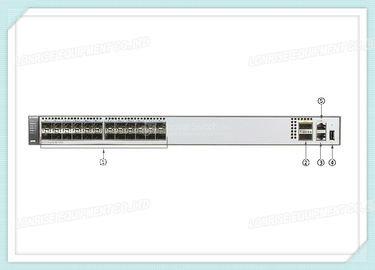 S6720-30C-EI-24S-DC Huawei Gigabit Network Switch 24 X 10 GE SFP+ Fornecimento de energia CC