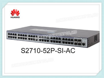 S2710-52P-SI-AC Huawei S2700 Series Switch 48 X 10/100 Portos 4 Gig SFP AC 110 / 220V é fornecido na versão padrão (SI) e versão aprimorada (EI)