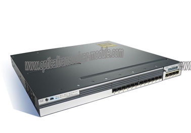 Serviços do IP de GE SFP do porto do catalizador 3750X 12 do interruptor da fibra de Cisco WS-C3750X-12S-E SFP