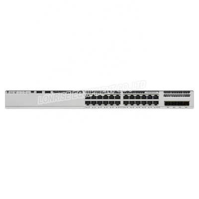 C9200L-24P-4 G-E New Brand uplinks dos portos PoE+ 4 do interruptor de rede 24 de 9200 séries comutam fundamentos da rede
