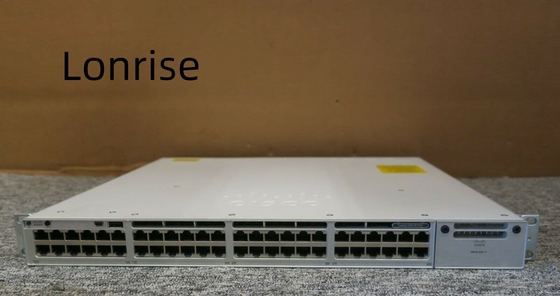Interruptor de Cisco 9300 da vantagem da rede de C9300-48 P-A Cisco Switch Catalyst 9300 48-Port PoE+