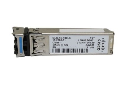 Cisco GLC-FE-100LX Compatível com 100BASE-LX SMF 1310nm 10km Transceptor SFP