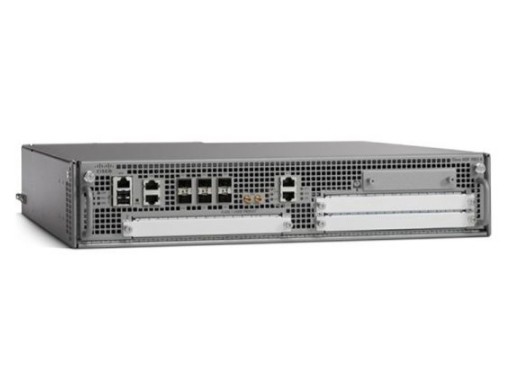 ASR1002-X, Roteador da série Cisco ASR1000, Porta Ethernet Gigabit embutida, Largura de banda do sistema 5G, 6 portas X SFP