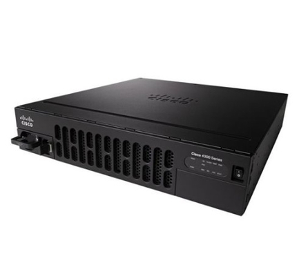 ISR4351-SEC/K9 200Mbps-400Mbps Transmissão do sistema 3 portas WAN/LAN 3 portas SFP Multi-Core CPU 2 Slots do módulo de serviço