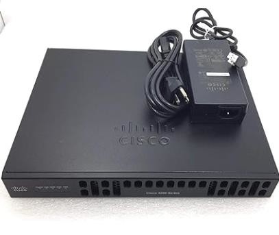 ISR4221/K9 35Mbps-75Mbps Transmissão do sistema 2 portas WAN/LAN 1 porta SFP CPU multi-core 2 NIM