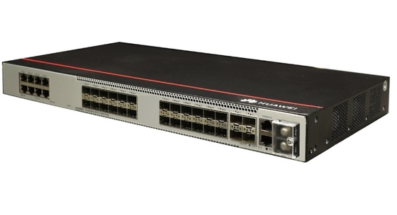S5731-S32ST4X-D 8 10/100 / 1000Base-T Ethernet Port 24 Gigabit SFP 4 10G SFP + DC Power Supply Manutenção frontal