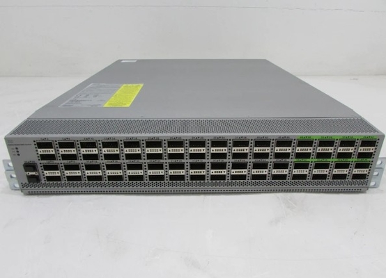 N9K-C9364C Nexus 9000 série C9364C 64xQSFP28 portas 100GBase-X + 2xSFP+ portas Layer3 gerenciado 2U Gigabit Ethernet Switch