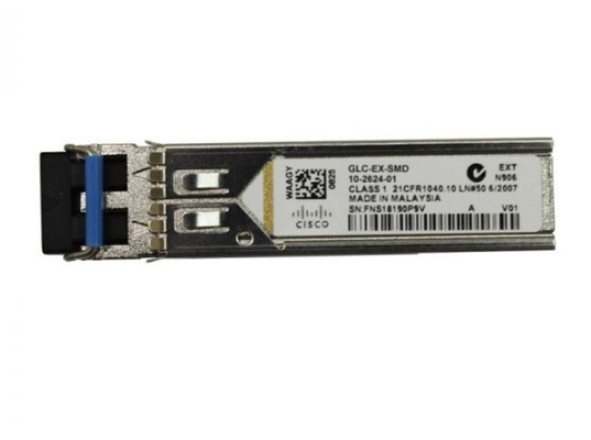 GLC-EX-SMD Compatível com 1000BASE-EX SFP 1310nm 40km Industrial DOM Duplex LC SMF Transceiver Module