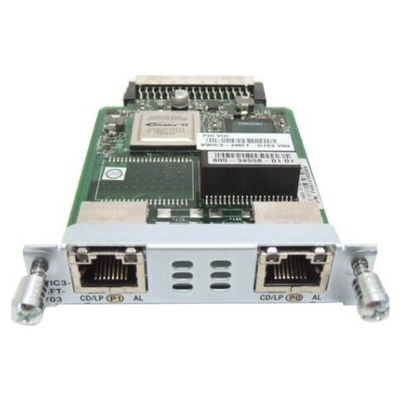 VWIC3-2MFT-G703 Cisco Voice/WAN Card 2 T1/E1 Interfaces para a plataforma da série Cisco ISR 2 1900/2900/3900