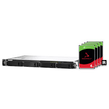 Qnap TS 435XeU 4u 4-Bay Nas Rack Vertical Wall Mount Rack 4G Rack de curta profundidade Nas