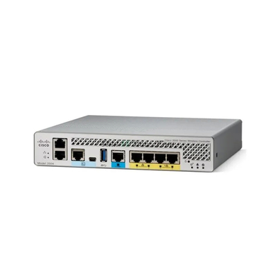 AIR-CT2504-5-K9 Controlador sem fio Cisco efetivamente criptografado com 2 portas e criptografia WPA2