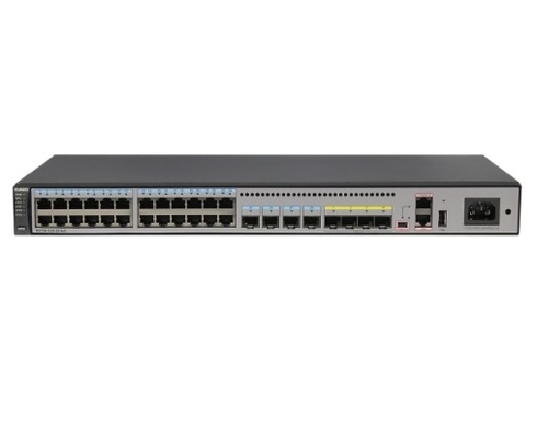 S5720-32X-EI-AC Huawei S5720 Série Switch 24 Ethernet 10/100/1000 Portos 4 Gig SFP 4 10 Gig SFP+ AC 110/220V