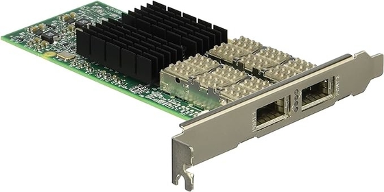 MCX456A Mellanox Connectx-4 Vpi Adaptador de rede PCI Express 3.0 X16 100 Gigabit Ethernet