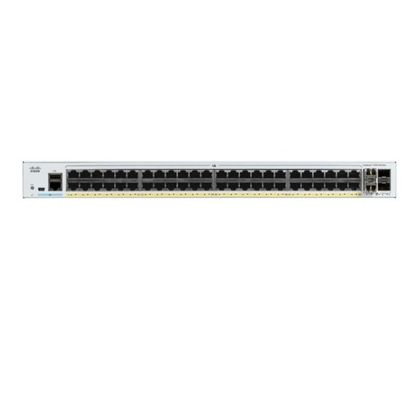 C1000-48P-4G-L Cisco Catalyst 1000 Switches 48x 10/100/1000 portas Ethernet 4x 1G SFP Uplinks