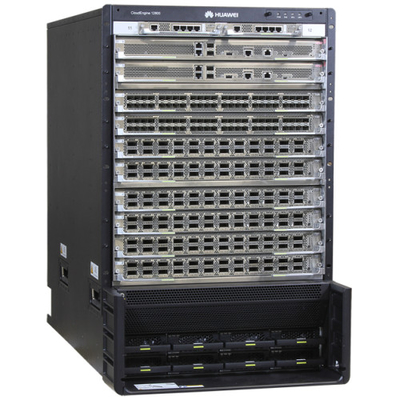 Chassis de montagem de comutadores de data center da série CE12808 AC com CMUs e ventiladores