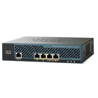 AIR-CT2504-50-K9, Cisco 2500 Wireless Controller, 50 licenças AP/4 portas xGE/gerenciamento de RF