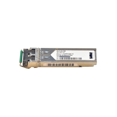 GLC-ZX-SM Pluggable Optical Module Compatible With Cisco opera em enlaces de fibra óptica de modo único padrão de até aproximadamente 70 km de comprimento.