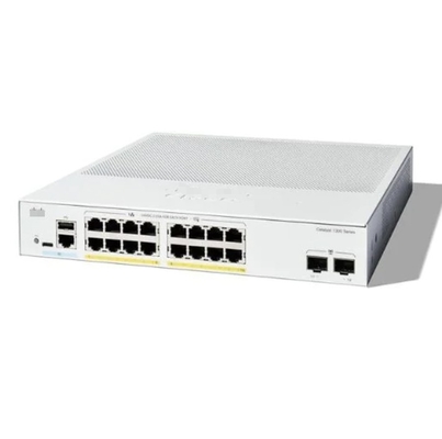 Cisco C1200-16P-2G - Cisco Switches 16x 10/100/1000 PoE + Portes com 120W orçamento de energia, 2x Gigabit SFP, Rack-montável