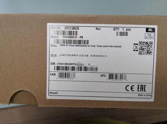 PAC600S12-PB   	
Módulo de alimentação CA de 600W (após a via aérea frontal, saída lateral do painel de alimentação)