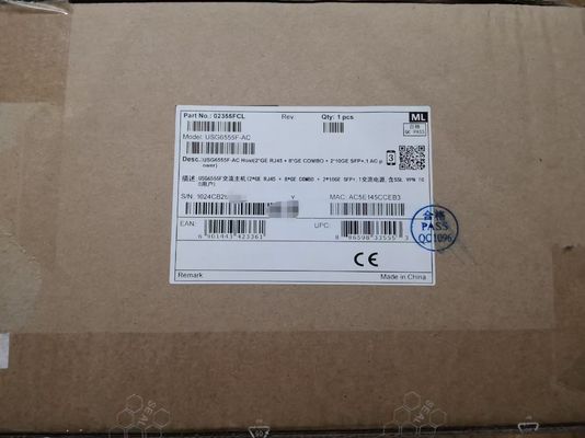 USG6555F-AC Huawei USG6555F-AC Firewall USG6555F AC Host (2*GE RJ45 + 8*GE COMBO + 2*10GE SFP+, 1 fonte de alimentação AC)