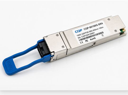 CQP-85100G-SR4 100G QSFP28 SR4 Transceptor Óptico Fibra Multimodo MPO Transceptor Óptico de Alta Velocidade para Data Centers