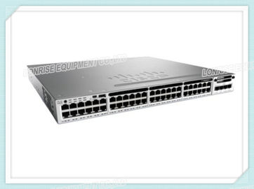 Ethernet Network Switch WS-C3850-48P-L Cisco Catalyst 3850 48 Port PoE LAN Base é o switch de nível empresarial empilhável de próxima geração e integrado com 48 portas Ethernet POE + com L atualizável