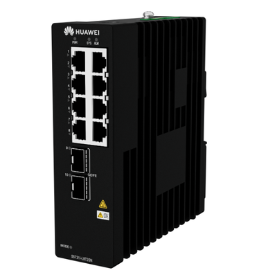 Switch Ethernet Industrial Huawei S5731I-L8T2SN | Switch de trilho DIN gerenciado Gigabit de 8 portas