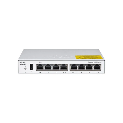 Switch gerenciado Cisco C1200-8T-D Catalyst 1200 de 8 portas Gigabit para redes de pequenas empresas