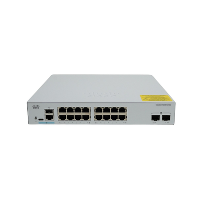 Switch gerenciado Gigabit de 16 portas Cisco C1200-16T-2G, 2x 1G SFP