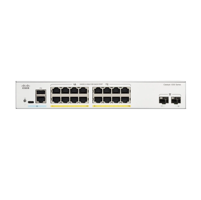 Switch gerenciado PoE+ Gigabit de 16 portas Cisco C1200-16P-2G