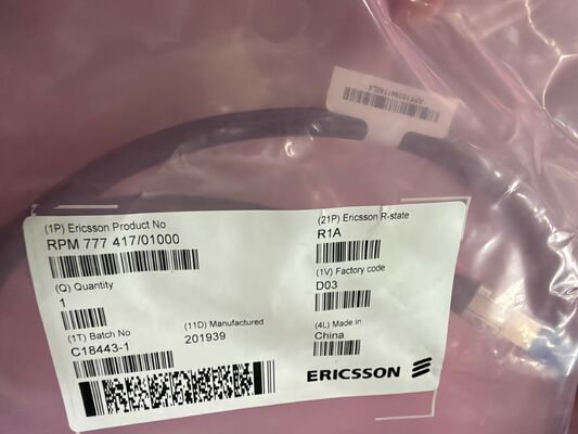 Cabo de sinal Ericsson RPM 777 417/01000 com conector | Conjunto de cabo R1A